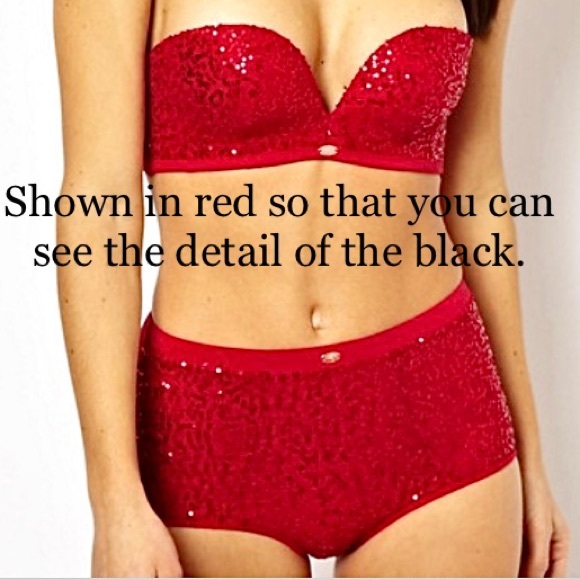 Sequined Embellished Sexy Bra & Briefs by  Gossard Today only price $ - Picture 6 of 16